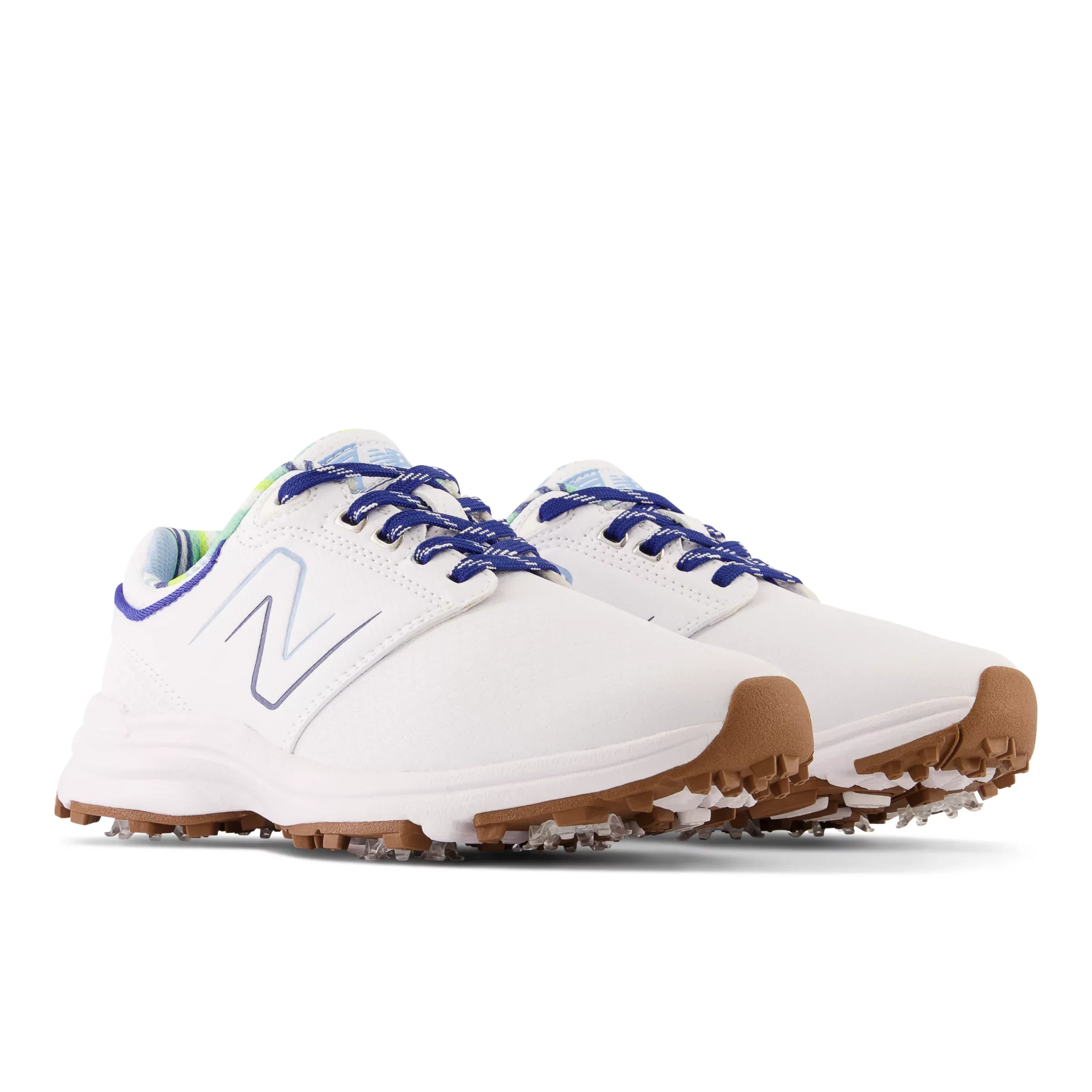 Brighton Golf Shoes - White with Blue
