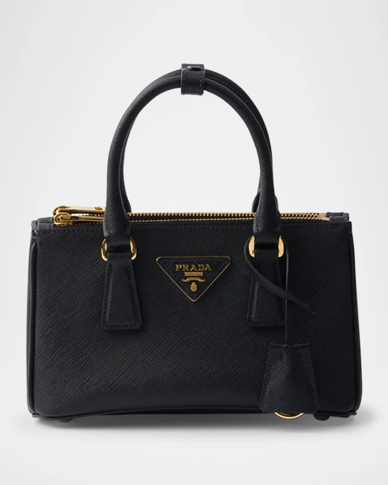 Galleria Saffiano Leather Mini Top-Handle Bag