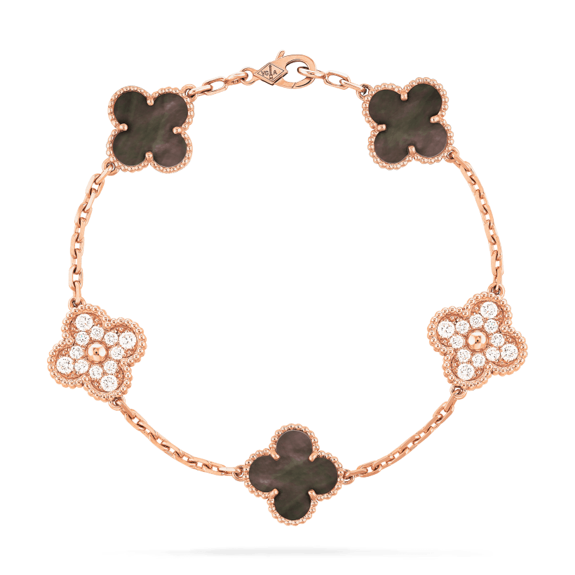 Vintage Alhambra bracelet, 5 motifs