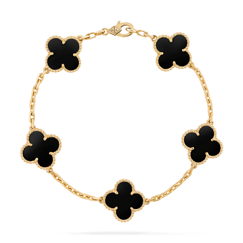 Vintage Alhambra bracelet, 5 motifs