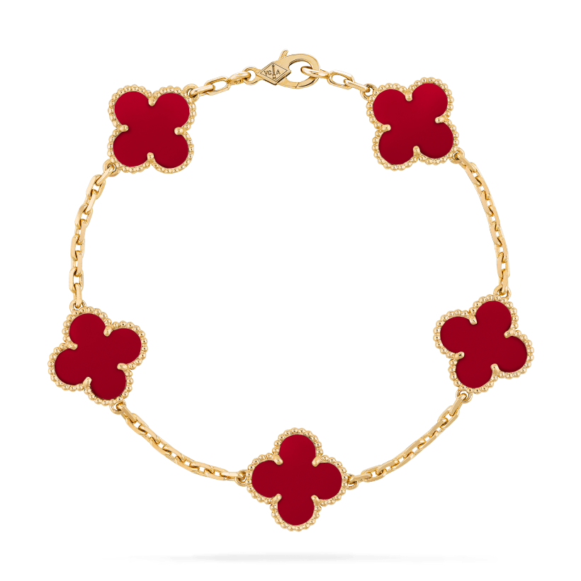 Vintage Alhambra bracelet, 5 motifs