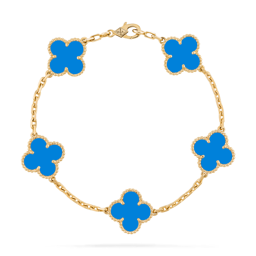 Vintage Alhambra bracelet, 5 motifs